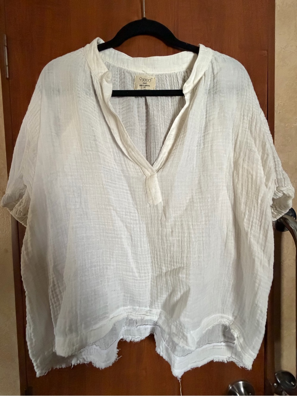 9Seed Women’s Blouse 100% Cotton Size M/L
